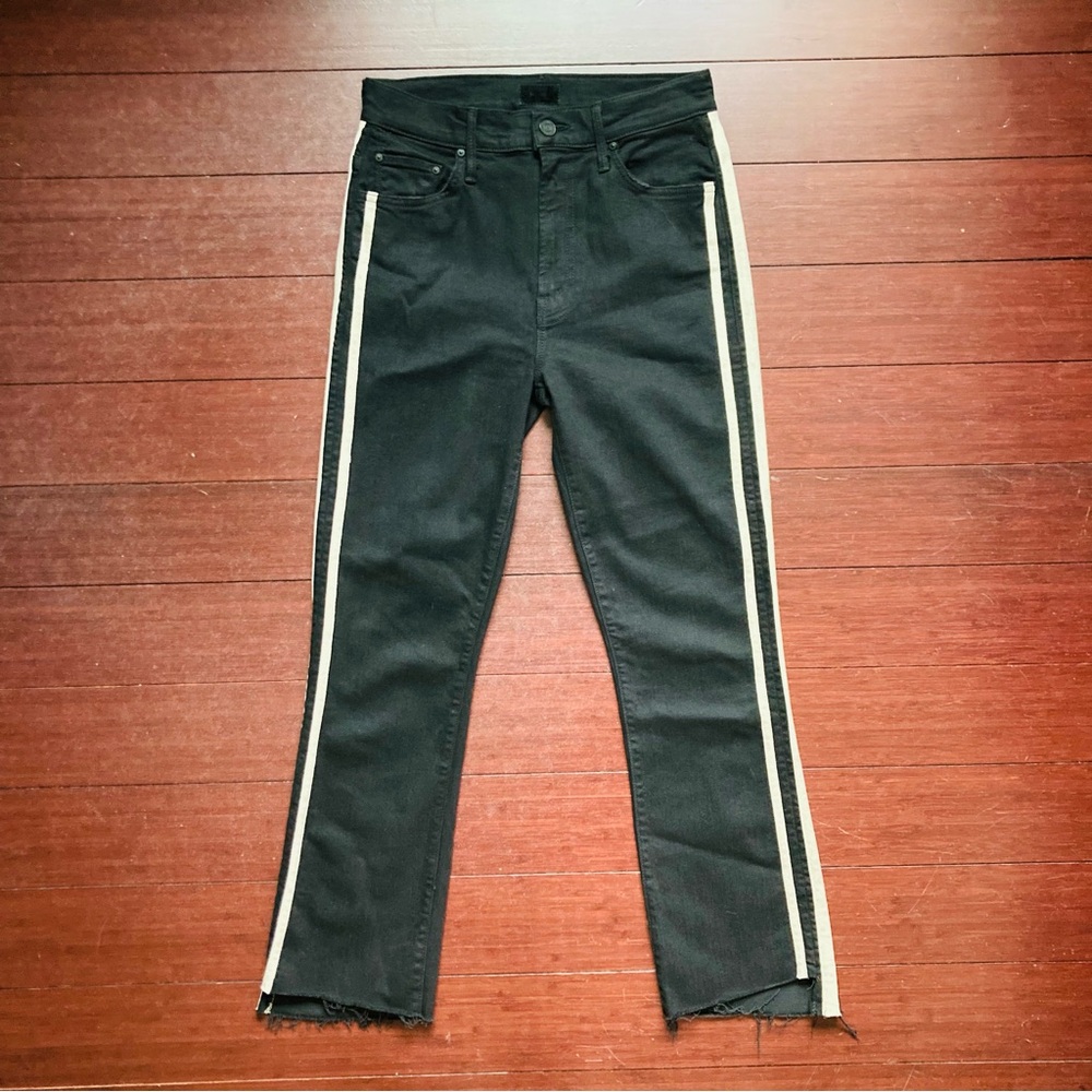 MOTHER Insider Crop Step Fray Guilty Racer High Rise
Racing Stripe Jean Sz 27